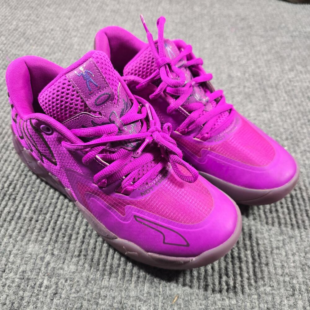 PUMA LaMelo Ball MB.01 Lo 'Disco' Basketball Shoes Mens 8.5 Deep Orchid Purple